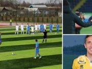 Украинский футболист забил фантастический гол с центра поля. Видео