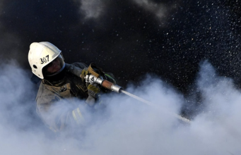 Площадь пожара после атаки БПЛА на Кубани составила 2,2 тысячи квадратных метров