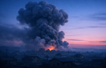 В окрестностях Изюма на востоке Украины прогремели взрывы