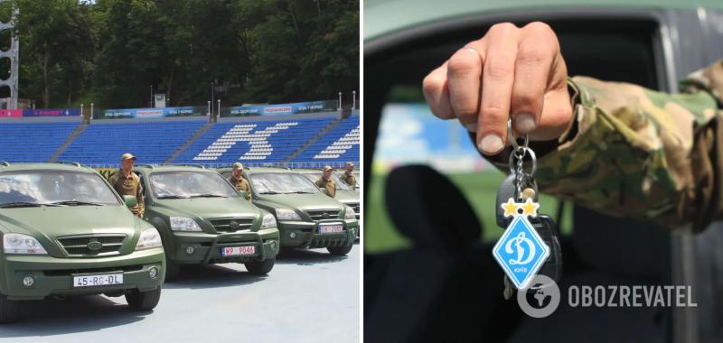 ''Динамо'' и Фонд братьев Суркис передали семь внедорожников военным