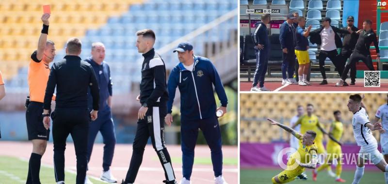 Главного тренера сборной Украины по футболу выгнали с матча УПЛ. Видео скандала