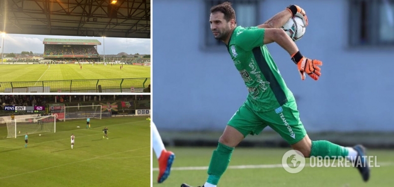Голкипер в историческом матче Лиги конференций пропустил ''самый кошмарный пенальти'' года. Видео