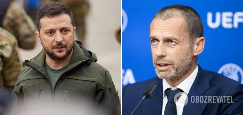 ''Освобождение пленных спортсменов'': Зеленский сообщил о звонке президента УЕФА