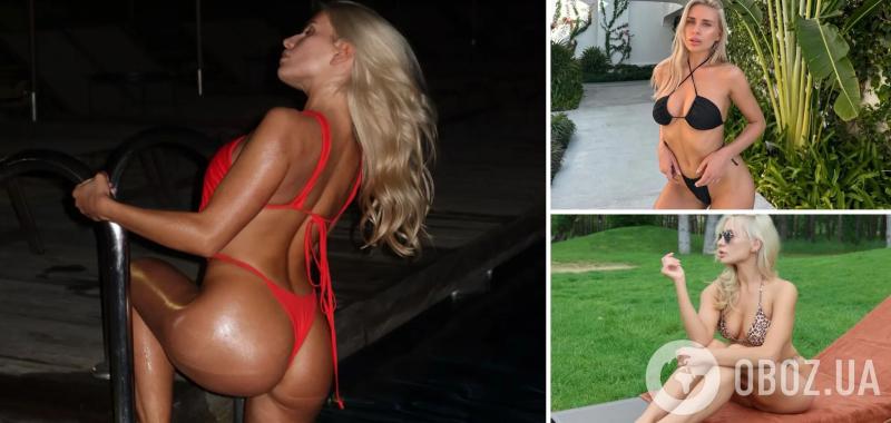 Подруга футболиста сборной Украины поразила откровенной фотосессией в бикини