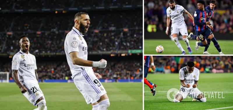 ''Реал'' забил 4 гола ''Барселоне'' и выбил ее из Кубка Испании