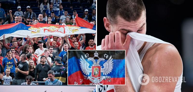 С тряпкой ''ДНР'': друзей России быстро наказали за поддержку оккупации Украины и скандальные флаги на Евробаскете-2022