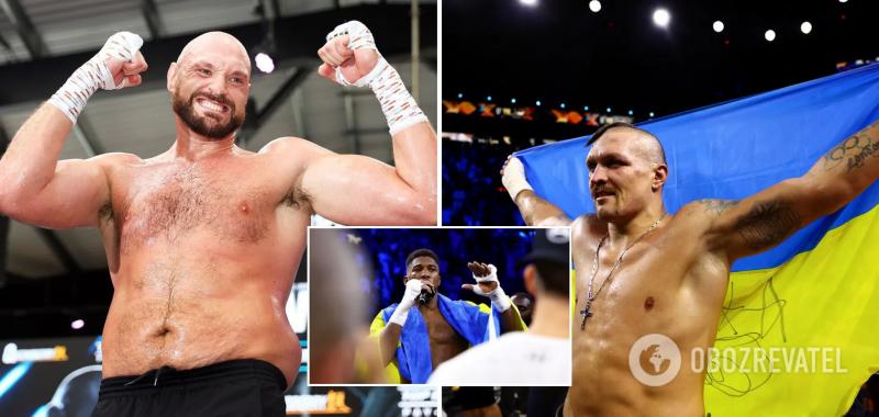 ''Сосиска, маленький ублюдок'': Фьюри оскорбил Усика, пообещав побить украинца