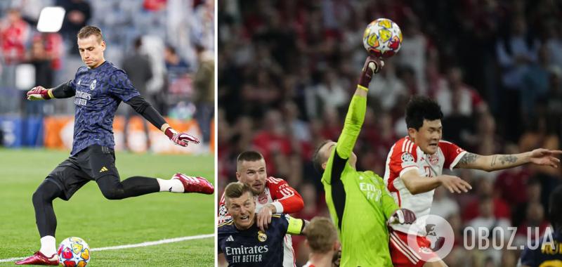 "Украинец парировал приемом рукопашного боя": как испанские СМИ оценили игру Лунина в матче Лиги чемпионов с "Баварией"