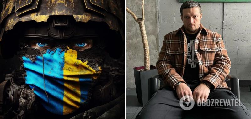 Усик доходчиво объяснил, что такое Украина. У россиян ''подгорело''. Фотофакт